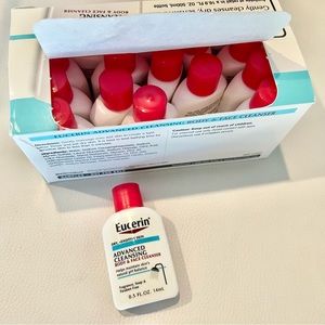 EUCERIN Advanced Cleansing Body & Face Cleanser. New Sample Size 16 per box